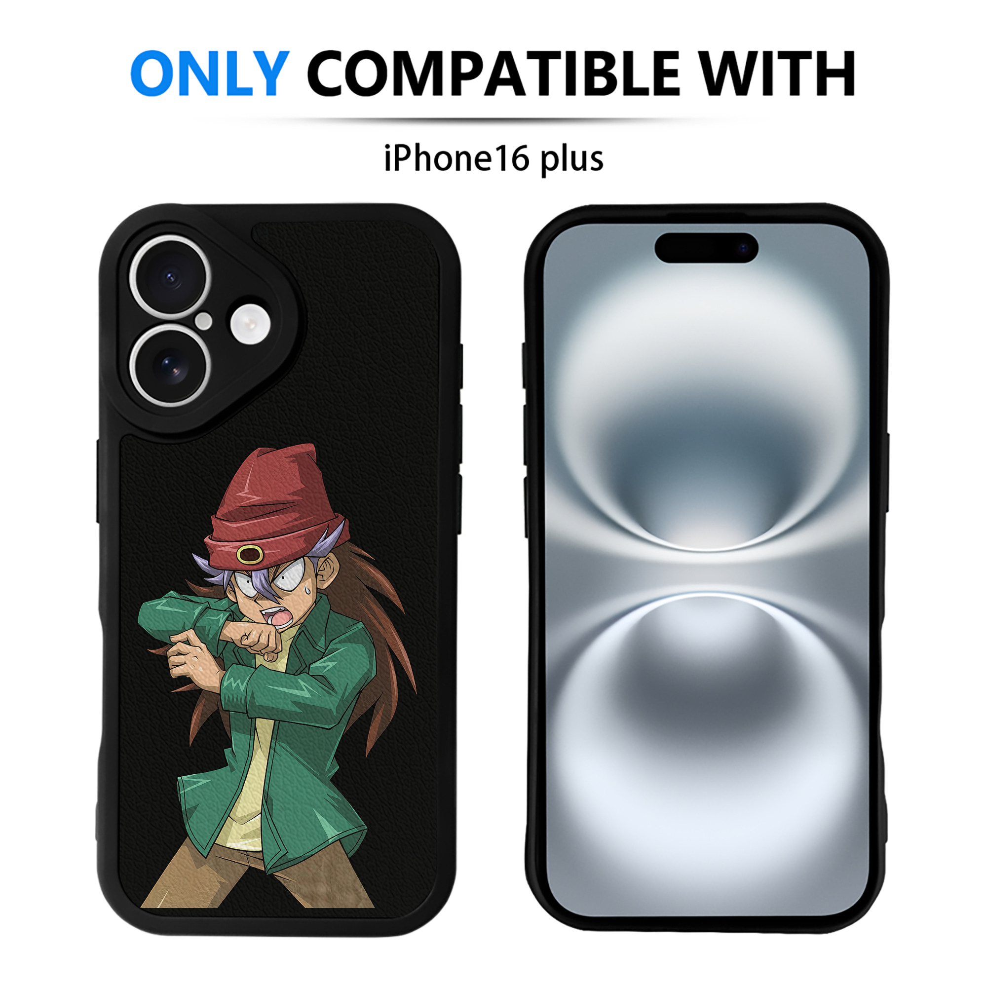 遊☆戯☆王 Yu-Gi-Oh! 【iPhone 16シリーズ対応】シリコンスマホケース（レザー調） 材質：シリコン